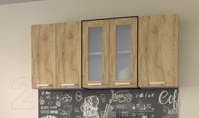 Шкаф навесной для кухни Интерлиния Компо ВШ60ст-720-2дв