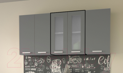 Шкаф навесной для кухни Интерлиния Компо ВШ60ст-720-2дв