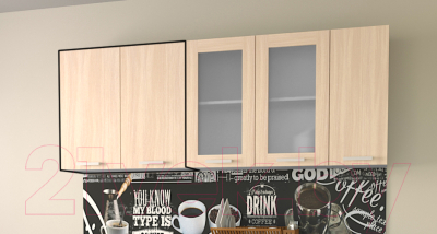 Шкаф навесной для кухни Интерлиния Компо ВШ80-720-2дв