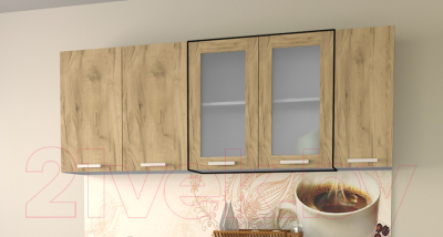 Шкаф навесной для кухни Интерлиния Компо ВШ80ст-720-2дв