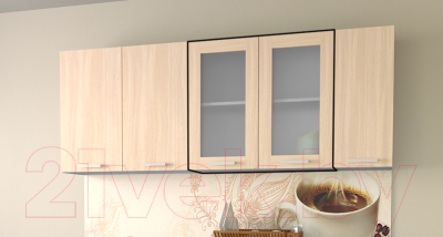 Шкаф навесной для кухни Интерлиния Компо ВШ80ст-720-2дв