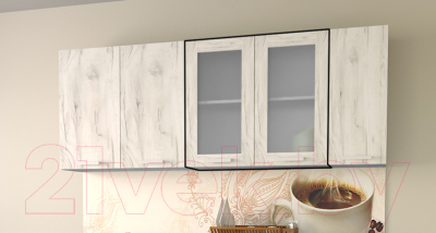 Шкаф навесной для кухни Интерлиния Компо ВШ80ст-720-2дв