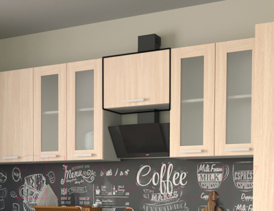 Шкаф под вытяжку Интерлиния Компо ВШГ 50-360