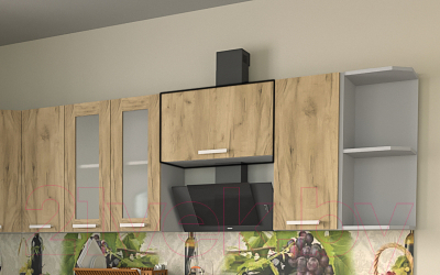 Шкаф под вытяжку Интерлиния Компо ВШГ 60-360 (дуб золотой)