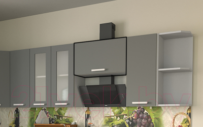 Шкаф под вытяжку Интерлиния Компо ВШГ 60-360 (серебристый)