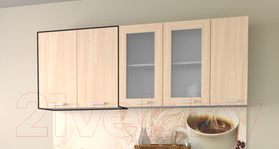 Шкаф навесной для кухни Интерлиния Компо ВШС80-720-2дв