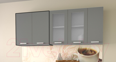 Шкаф навесной для кухни Интерлиния Компо ВШС80-720-2дв