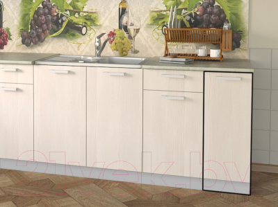 Шкаф-стол кухонный Интерлиния Компо НШ30р-1дв