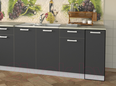 Шкаф-стол кухонный Интерлиния Компо НШ30р-1дв