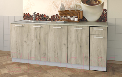 Шкаф-стол кухонный Интерлиния Компо НШ30рш1