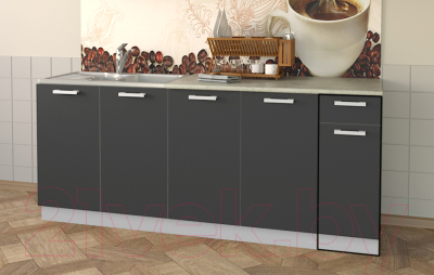 Шкаф-стол кухонный Интерлиния Компо НШ30рш1