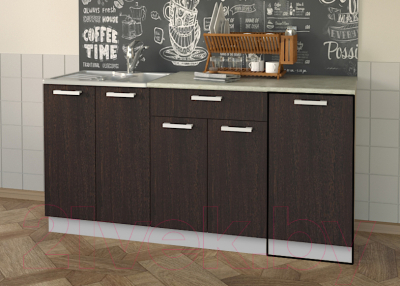 Шкаф-стол кухонный Интерлиния Компо НШ40р-1дв