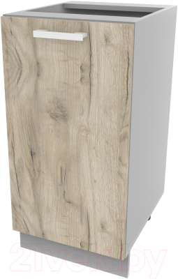 Шкаф-стол кухонный Интерлиния Компо НШ40р-1дв - фото