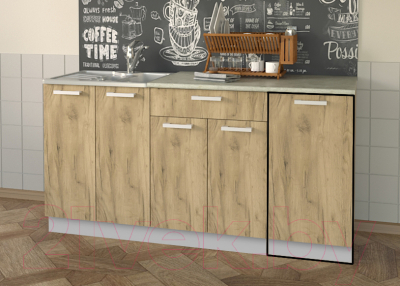 Шкаф-стол кухонный Интерлиния Компо НШ40р-1дв