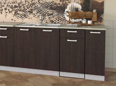 Шкаф-стол кухонный Интерлиния Компо НШ40рш1