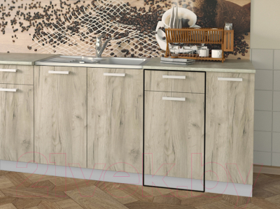 Шкаф-стол кухонный Интерлиния Компо НШ40рш1