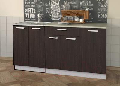 Шкаф под мойку Интерлиния Компо НШ60м-2дв