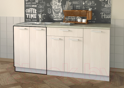 Шкаф под мойку Интерлиния Компо НШ60м-2дв