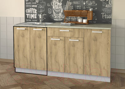 Шкаф под мойку Интерлиния Компо НШ60м-2дв