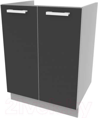 Шкаф под мойку Интерлиния Компо НШ60м-2дв - фото