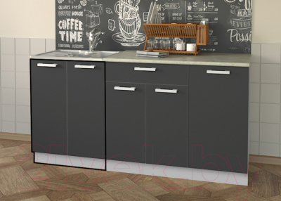 Шкаф под мойку Интерлиния Компо НШ60м-2дв