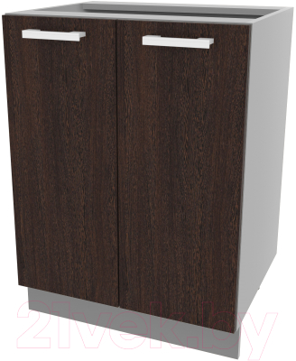 Шкаф-стол кухонный Интерлиния Компо НШ60р-2дв - фото