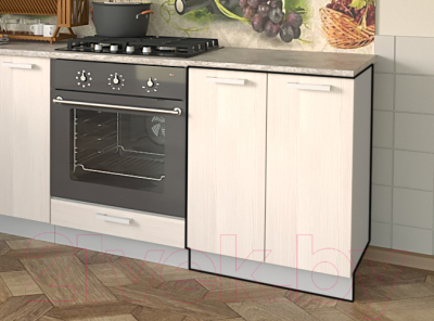 Шкаф-стол кухонный Интерлиния Компо НШ60р-2дв