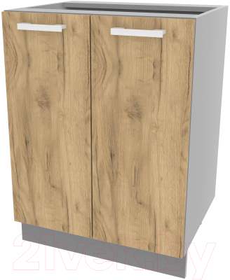 Шкаф-стол кухонный Интерлиния Компо НШ60р-2дв - фото