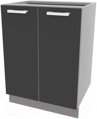 Шкаф-стол кухонный Интерлиния Компо НШ60р-2дв - фото