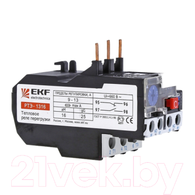 Реле тепловое EKF РТЭ-1310 4-6А / rel-1310-4-6