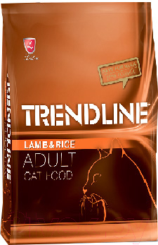 Сухой корм для кошек Trendline с ягненком и рисом (15кг) - фото