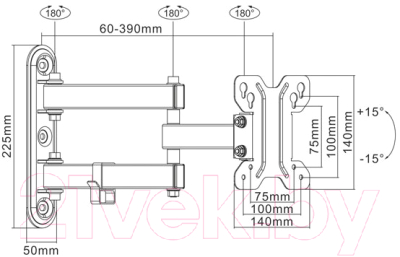 Кронштейн для телевизора MasterKron UDA11-113