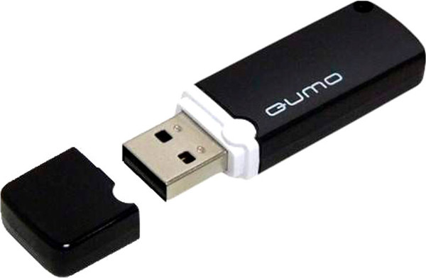 USB flash накопитель Qumo Optiva 02 8GB 2.0 Black / QM8GUD-OP2 - фото