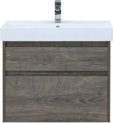 Тумба с умывальником Aquanet Nova Lite 75 / 245245 (с 2 ящиками) - фото