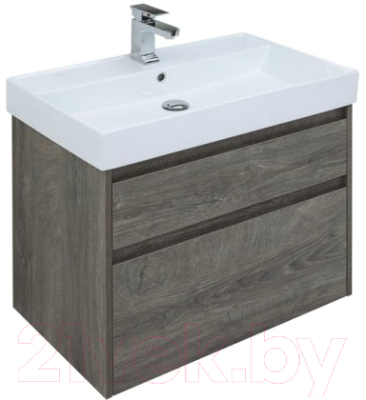 Тумба с умывальником Aquanet Nova Lite 75 / 245245 (с 2 ящиками)
