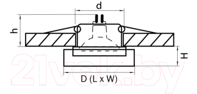 Точечный светильник Lightstar Lui Mini 006146