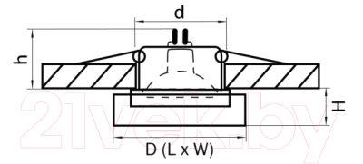 Точечный светильник Lightstar Lui Mini 006147