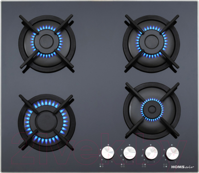 Газовая варочная панель HOMSair HGG641BK - фото