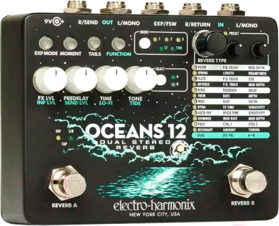 Педаль электрогитарная Electro-Harmonix Oceans 12 - фото