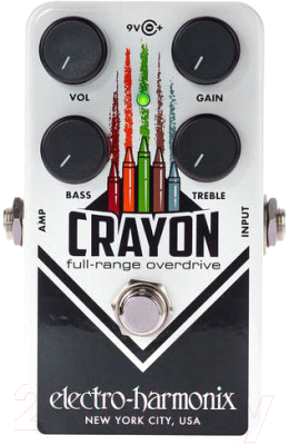 Педаль электрогитарная Electro-Harmonix Crayon 69 Full-Range Overdrive - фото