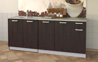 Шкаф под мойку Интерлиния Компо НШ80м-2дв