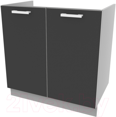 Шкаф под мойку Интерлиния Компо НШ80м-2дв - фото