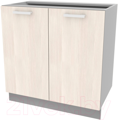 Шкаф-стол кухонный Интерлиния Компо НШ80р-2дв - фото
