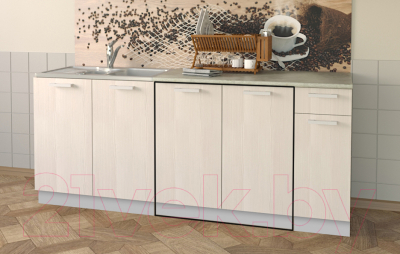 Шкаф-стол кухонный Интерлиния Компо НШ80р-2дв