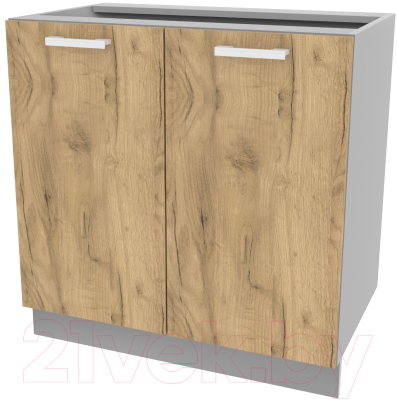 Шкаф-стол кухонный Интерлиния Компо НШ80р-2дв - фото