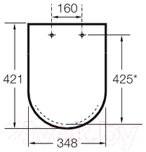 Унитаз напольный Roca Victoria 7342399000 + 734139Z000 + ZRU8013900