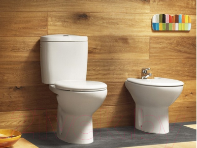 Унитаз напольный Roca Victoria 7342399000 + 734139Z000 + ZRU8013900