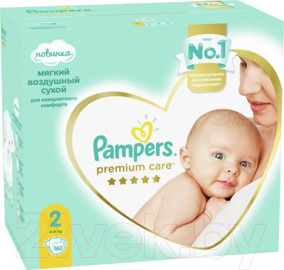 Подгузники детские Pampers Premium Care 2 Mini