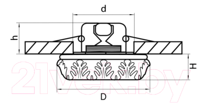 Точечный светильник Lightstar Torcea 006332