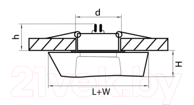 Точечный светильник Lightstar Flutto 006430